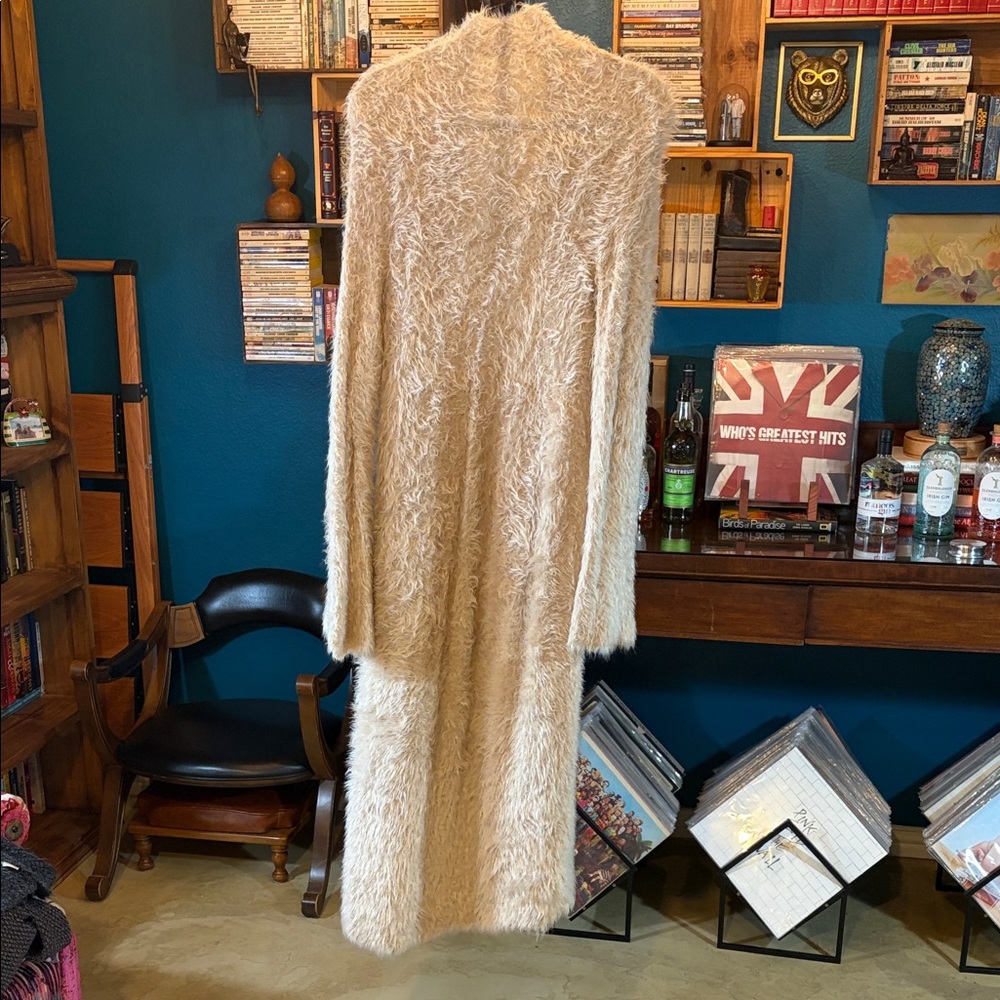 Free People Cream Long Cardigan - Picture 3 of 6